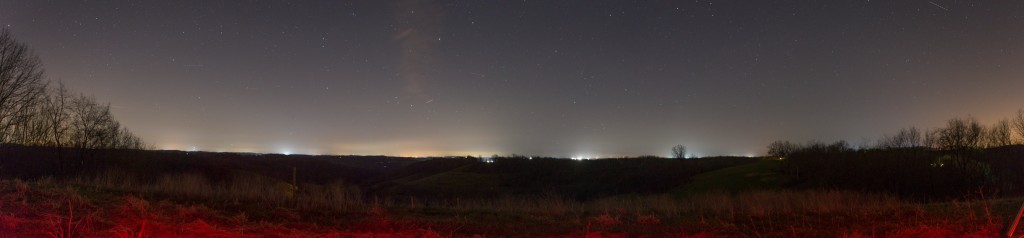 Greene County Observing Site at Night