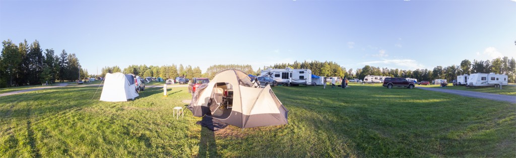 Cherry Springs panorama from the northern side of the overnight astronomy field