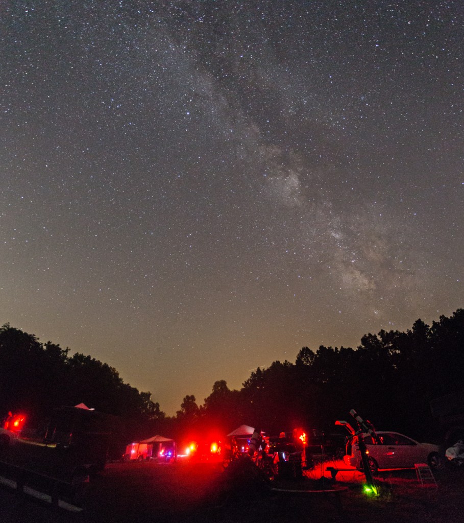 Fall Creek Falls Milkyway Pano Canon 6D, 17-40mm @ 17mm f/4, 20sec