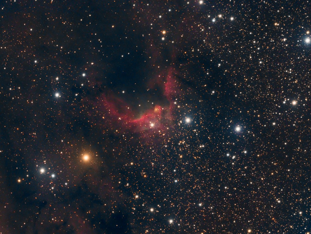 SH2-155 AP130EDT f/8 reduced to f/6 AP900GTO3 Mount Apogee Ascent A694 CCD 9x10min Lum 7x10min Red 6x10min Green 5x10min Blue